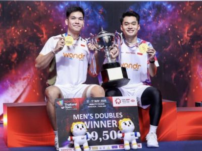 Leo/Daniel juara Thailand Open 2026 usai kalahkan unggulan pertama India/Foto: Istimewa