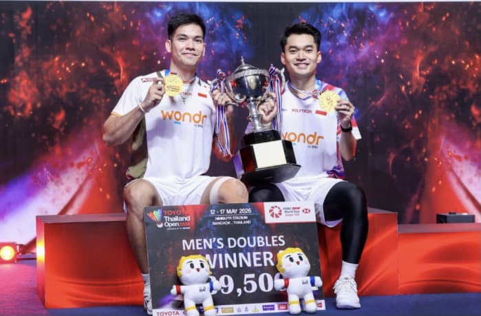 Leo/Daniel juara Thailand Open 2026 usai kalahkan unggulan pertama India/Foto: Istimewa