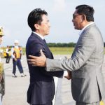 Menteri Pertahanan RI Sjafrie Sjamsoeddin dan Menhan Jepang Koizumi Shinjiro/Foto: Humas Kemenhan