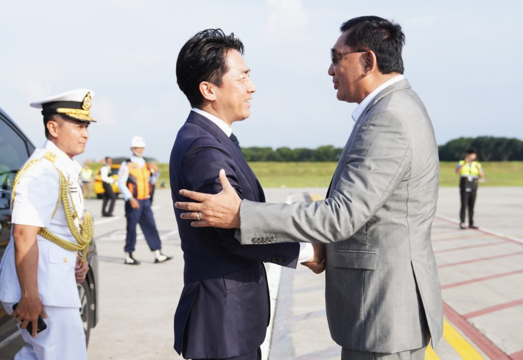 Menteri Pertahanan RI Sjafrie Sjamsoeddin dan Menhan Jepang Koizumi Shinjiro/Foto: Humas Kemenhan