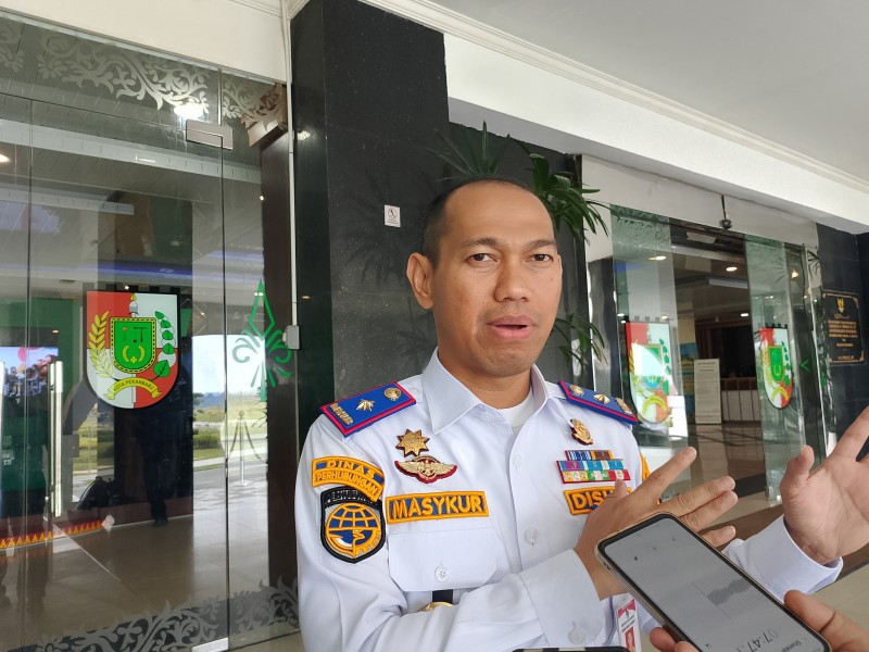 Kepala Dishub Kota Pekanbaru Masykur Tarmizi/Foto:Media Center Pekanbaru