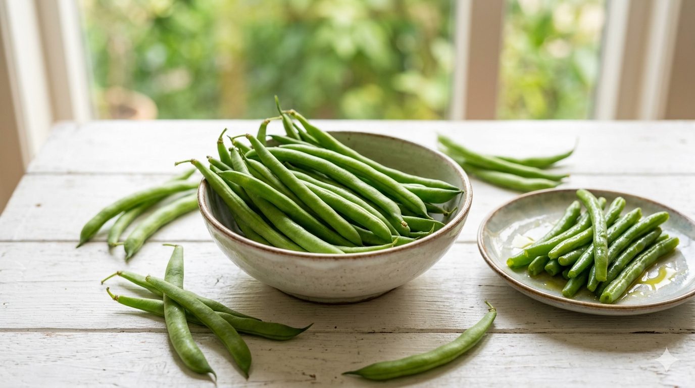 Buncis rendah kalori, kaya serat, vitamin K, dan folat. Menjaga jantung, mengontrol gula darah, melancarkan pencernaan, hingga cegah osteoporosis.
