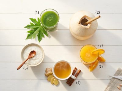 Roti tawar, kentang rebus, biskuit, bubur, oatmeal, sereal hangat, dan pisang bisa jadi pengganti yang ramah lambung