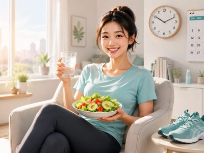 Generasi muda terjebak aktivitas padat hingga lupakan kesehatan. Pola makan seimbang, olahraga rutin, tidur cukup, dan mental sehat jadi fondasi produktivitas/Ilustrasi: Indoragamnewscom