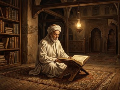 Imam Malik bin Dinar memperingatkan ilmu tanpa amal hanya akan melahirkan kesombongan intelektual. Al-Ghazali dan Al-Qur'an tegaskan transformasi batin sebagai buah utama ilmu.