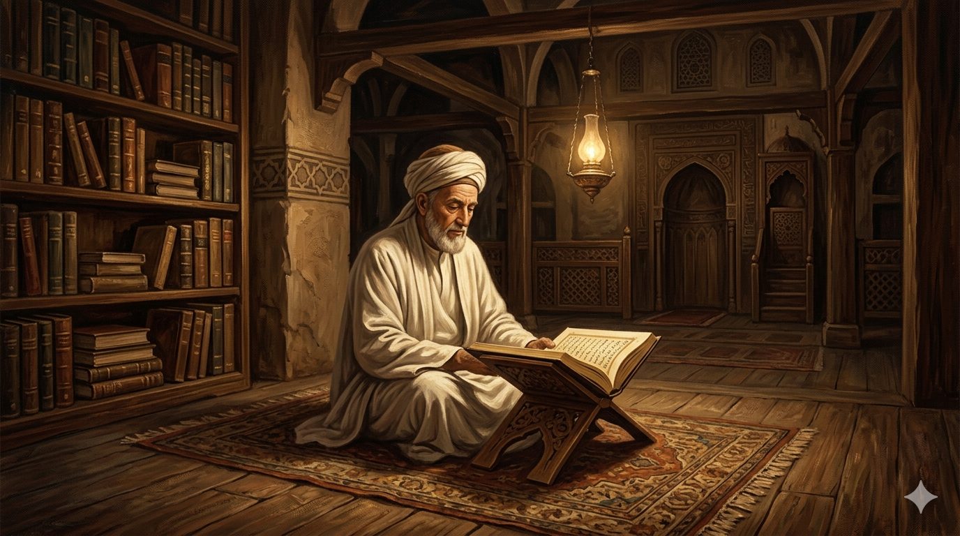 Imam Malik bin Dinar memperingatkan ilmu tanpa amal hanya akan melahirkan kesombongan intelektual. Al-Ghazali dan Al-Qur'an tegaskan transformasi batin sebagai buah utama ilmu.
