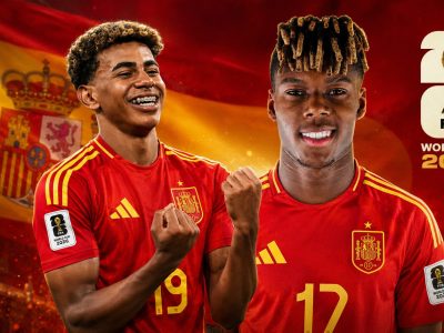 Duet sayap Spanyol Lamine Yamal dan Nico Williams masih dalam pemulihan cedera jelang Piala Dunia 2026. Yamal mulai latihan bola, target tampil laga kedua.