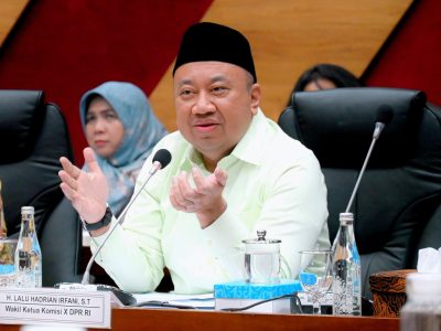 Wakil Ketua Komisi X DPR RI Lalu Hadrian Irfani/Foto: Humas DPR RI