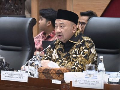 Wakil Ketua Komisi X DPR RI, Lalu Hadrian Irfani soroti instruksi Presiden Prabowo soal belajar bahasa Prancis di sekolah mengingat wacana bahasa Portugis sebelumnya tak jelas/Foto: Humas DPR RI