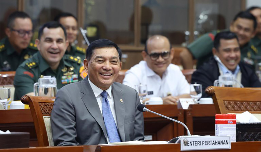 Menteri Pertahanan Sjafrie Sjamsoeddin