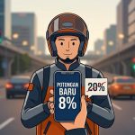 Potongan ojol turun dari 20% jadi 8% lewat Perpres 27/2026. Komisi V DPR janji awasi aplikator. Pengemudi dapat jaminan kecelakaan dan BPJS.
