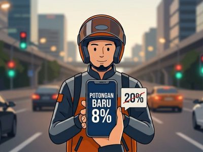 Potongan ojol turun dari 20% jadi 8% lewat Perpres 27/2026. Komisi V DPR janji awasi aplikator. Pengemudi dapat jaminan kecelakaan dan BPJS.