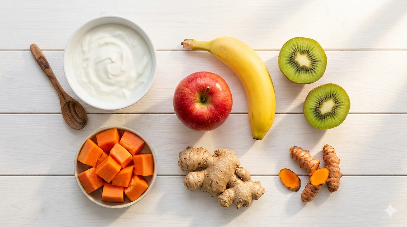 Yogurt, pepaya, kiwi, jahe, hingga kunyit direkomendasikan ahli untuk melancarkan pencernaan. Kandungan probiotik, serat, dan enzim alami bantu atasi kembung hingga sembelit.
