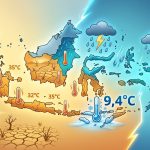 BMKG catat suhu 9,4°C di Manggarai NTT saat kemarau mulai melanda selatan Indonesia. Hujan lebat masih terjadi di Sumbar 128 mm/hari, Kaltim 108 mm/hari/Ilustrasi: Indoragamnewscom