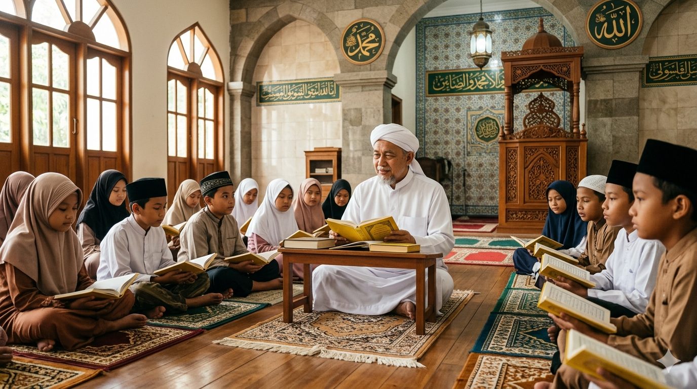 Guru dalam Islam ditempatkan mulia sebagai penerus tugas para nabi/Ilustrasi: Indoragamnewscom