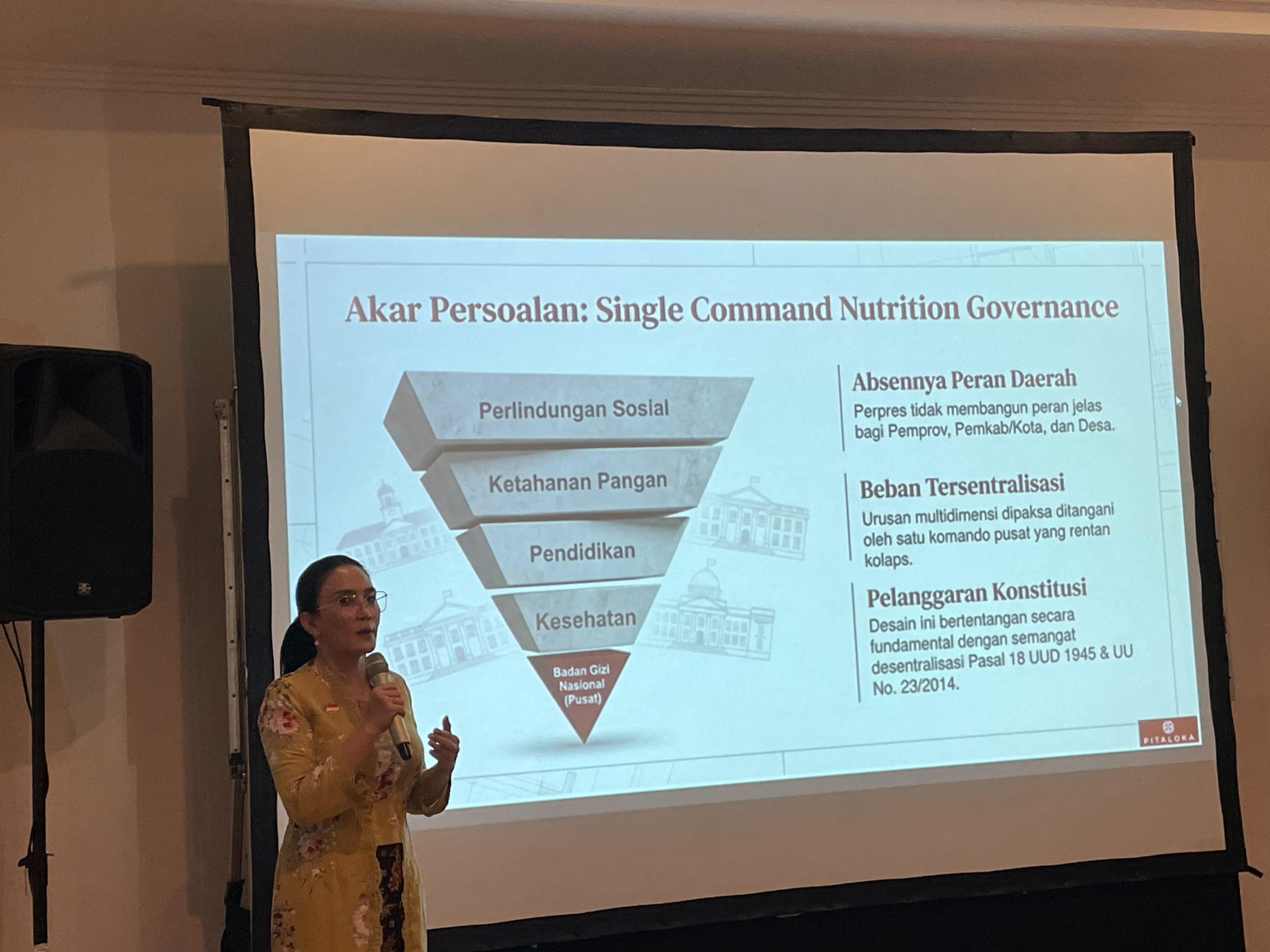 Diskusi evaluasi kebijakan keimigrasian dan program makan bergizi gratis, oleh Rieke Diah Pitaloka DPR RI Komisi XIII/Foto: Media Center Rieke Diah Pitaloka