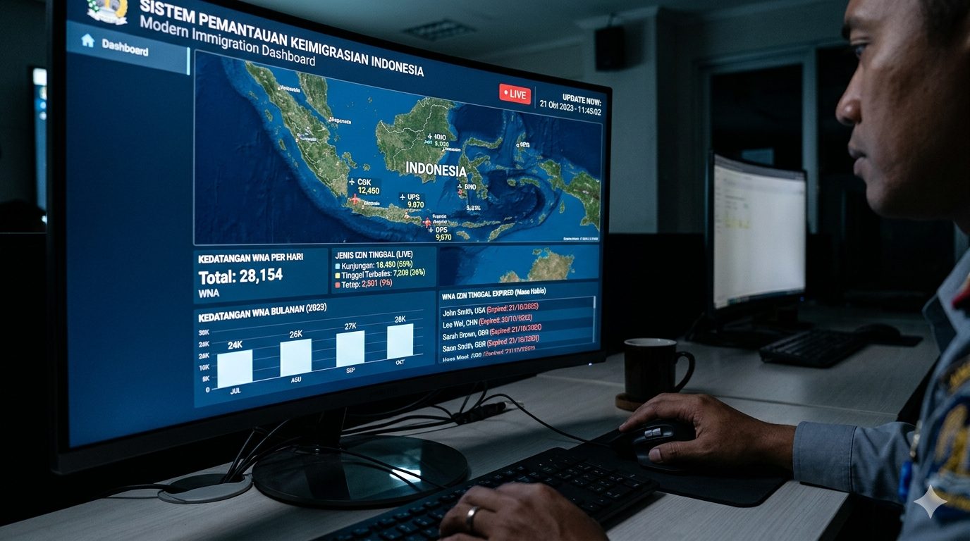 Anggota DPR Marinus Gea sebut data keimigrasian belum transparan. Ia dorong digitalisasi terintegrasi dan dashboard nasional real time untuk pengawasan WNA/Ilustrasi: Indoragamnewscom