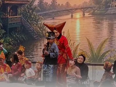 Puluhan siswa dari Blesskids School unjuk gigi dalam Pentas Seni Anak Berkebutuhan Khusus di Hotel Golden Tulip, Pontianak/Foto: Istimewa