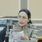 Anggota Komisi XIII DPR, RI Rieke Diah Pitaloka sebut anggaran Kementerian HAM 2027 untuk korban hanya 5-6 persen. Dari Rp728,1 M pagu, 65,9 persen untuk birokrasi, belanja pegawai Rp343,2 M/Foto: Humas DPR RI