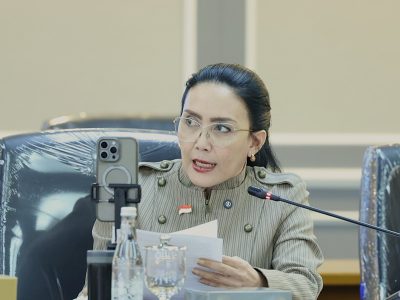 Anggota Komisi XIII DPR, RI Rieke Diah Pitaloka sebut anggaran Kementerian HAM 2027 untuk korban hanya 5-6 persen. Dari Rp728,1 M pagu, 65,9 persen untuk birokrasi, belanja pegawai Rp343,2 M/Foto: Humas DPR RI