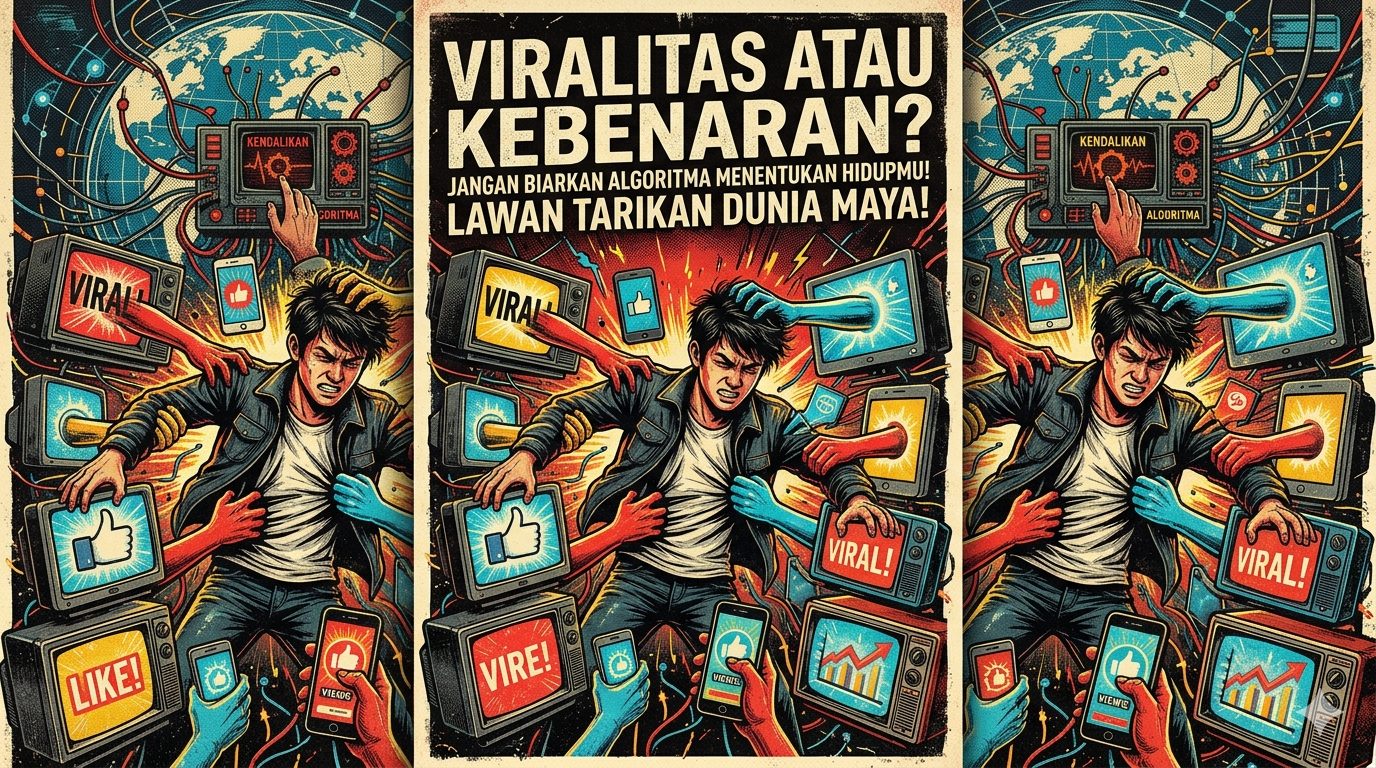 Wakil Rektor 1 IPB University Deni Noviana sebut algoritma media sosial mendikte masyarakat dan hanya mendengar satu pihak. IPB siapkan lulusan kritis hadapi tantangan digital/Ilustrasi: Indoragamnewscom