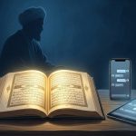 Hukum belajar agama lewat AI dalam Islam: diperbolehkan sebagai alat bantu, namun bukan sumber utama. Ulama menekankan rujukan tetap kepada ahli ilmu/Ilustrasi: Indoragamnewscom