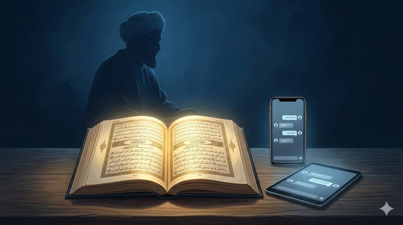 Hukum belajar agama lewat AI dalam Islam: diperbolehkan sebagai alat bantu, namun bukan sumber utama. Ulama menekankan rujukan tetap kepada ahli ilmu/Ilustrasi: Indoragamnewscom