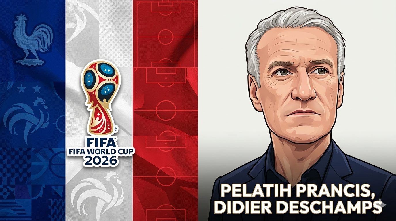 Pelatih Timnas Prancis di Piala Dunia 2026, Didier Deschamps/Ilustrasi: Indoragamnewscom