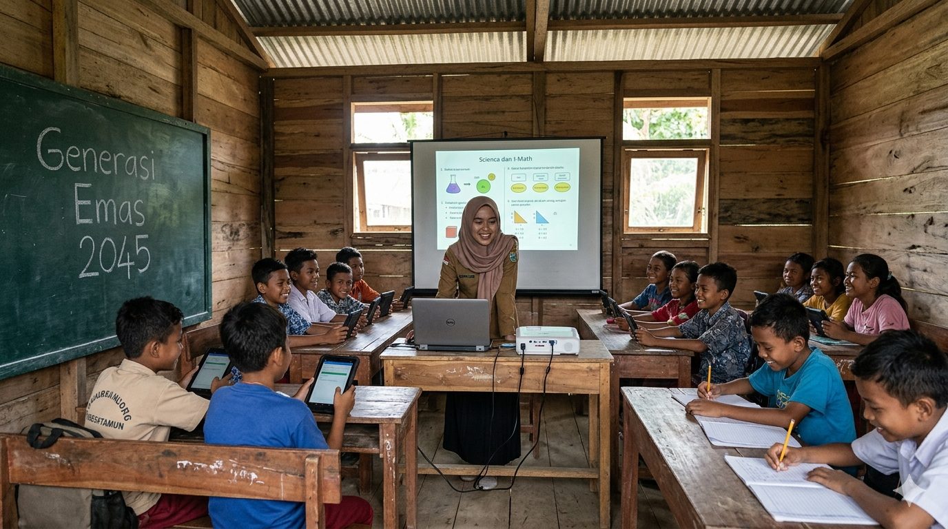 Wakil Ketua Komisi X DPR Mufidah Kurniasih dorong digitalisasi pendidikan di daerah 3T. Tiga pilar: inklusif, adaptif, partisipatif/Ilustrasi: Indoragamnewscom