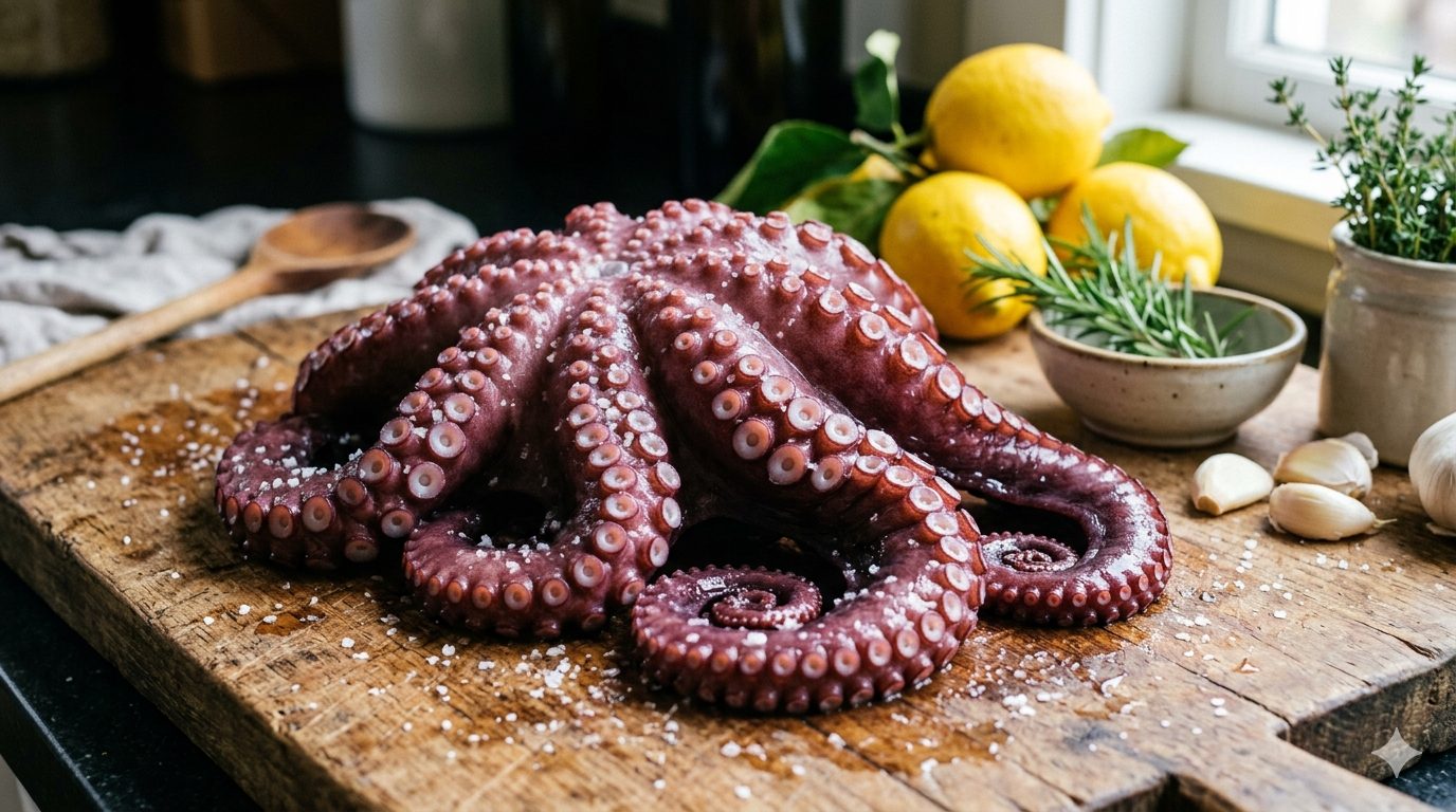 Gurita kaya protein, omega-3, vitamin B12, dan antioksidan. Manfaatnya: jaga jantung, cerdaskan otak, atasi anemia, tingkatkan stamina, hingga rawat kulit. Tips masak agar tidak kenyal/Ilustrasi: indoragamnewscom