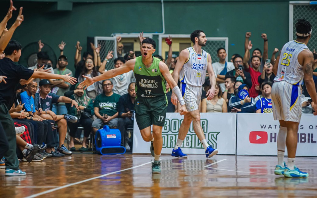 Bogor Hornbills ke final IBL 2026 usai kalahkan Satria Muda 82-79 di Game 4. Cesar Camara Perez bawa timnya cetak sejarah/Foto: IBL