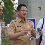 Walikota Jakarta Selatan Syafrin Liputo dan jajaran meninjau lokasi rencana pengembangan Park and Ride Lebak Bulus, Selasa (9/6/2026).