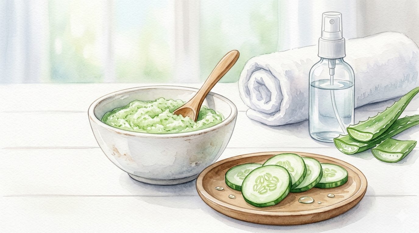 Masker timun kaya antioksidan dan antiinflamasi terbukti efektif untuk jerawat, melasma, serta kulit kering. Simak cara membuatnya.