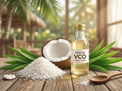 Virgin Coconut Oil kaya manfaat: cegah Alzheimer, turunkan risiko jantung, tingkatkan HDL, rawat kulit dan rambut. Bedanya dengan minyak kelapa biasa ada pada proses ekstraksi dan komposisi/Ilustrasi: Indoragamnewscom