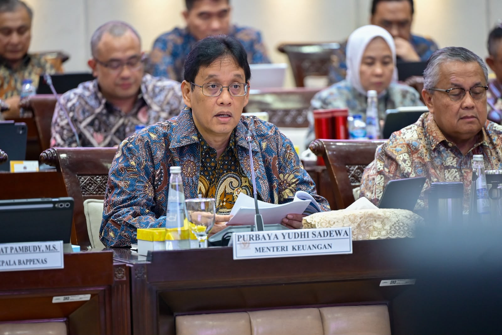 Menkeu Purbaya targetkan pertumbuhan ekonomi 2027 di kisaran 5,8-6,5 persen menuju 8 persen di 2029. Ekonomi Triwulan I 2026 tumbuh 5,61 persen, cadangan devisa USD144,9 M/Foto: Humas Kemenkeu