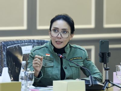 Anggota Komisi XIII DPR RI, Rieke Diah Pitaloka kritik anggaran Kementerian HAM yang dinilai masih untuk institution building. Minta fokus ke pelayanan pengaduan dan perlindungan korban/Foto: Humas DPR RI