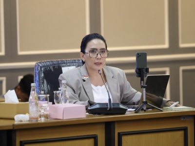 Anggota Komisi XIII DPR RI, Rieke Diah Pitaloka desak moratorium DO dan reformasi UKMPPD. Politisi PDI-P minta kepastian hukum bagi dokter muda retaker di tengah tumpang tindih regulasi/Foto: Humas DPR RI