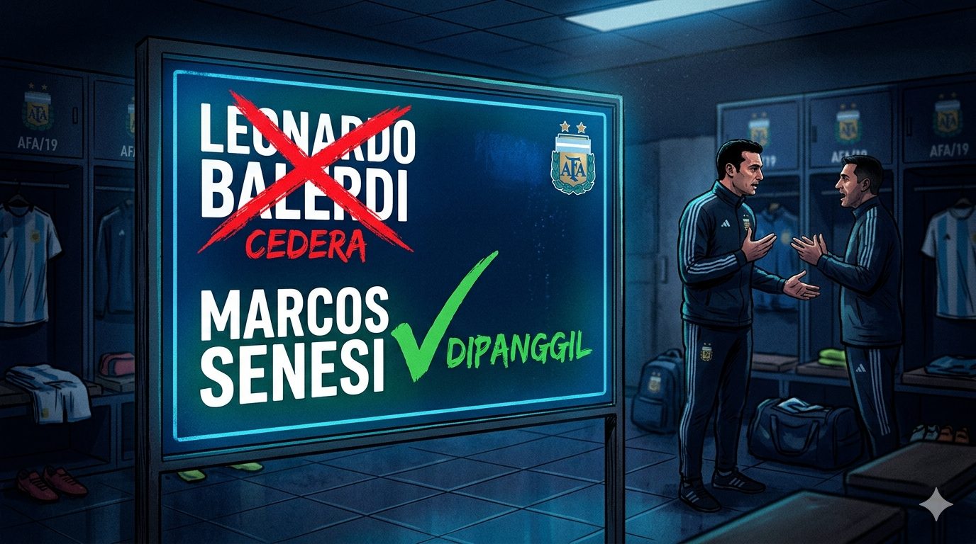 Marcos Senesi dipanggil ke skuad Argentina Piala Dunia 2026 gantikan Leonardo Balerdi yang cedera otot/Ilustrasi: Indoragamnewscom