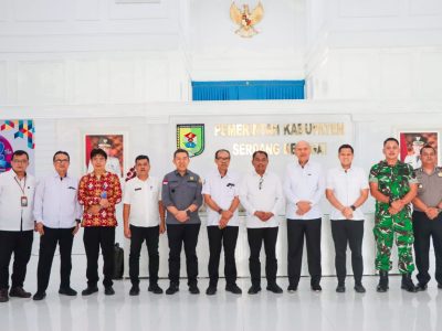 Pemerintah Kabupaten Serdang Bedagai (Pemkab Sergai) menggelar rapat koordinasi pemantauan perkembangan pembangunan Kampung Nelayan Merah Putih (KNMP) di Desa Bagan Kuala, Kecamatan Tanjung Beringin. Rapat ini dilaksanakan di Kantor Bupati Sergai, Sei Rampah/Foto: Media Center Sergai.