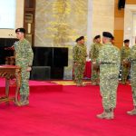 TNI gelar sertijab Dansesko TNI dan Pangkogabwilhan II di Mabes TNI. Marsdya Khairil Lubis jadi Dansesko, Marsda Muzafar pegang Pangkogabwilhan II/Foto: Puspen TNI