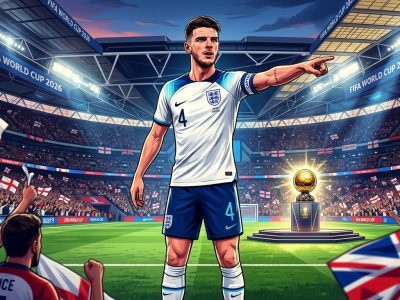 Declan Rice dinilai layak masuk kandidat Ballon d'Or.