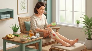 Hilangkan koreng di kaki dengan 8 bahan alami: lidah buaya, madu, minyak kelapa, tea tree, kompres hangat, kentang, oatmeal, dan nutrisi/Ilustrasi: Indoragamnewscom