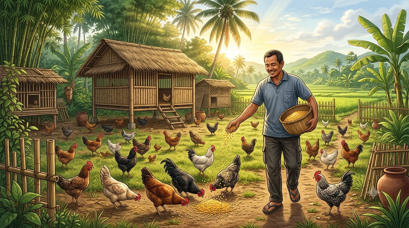 Peternak ayam kampung
