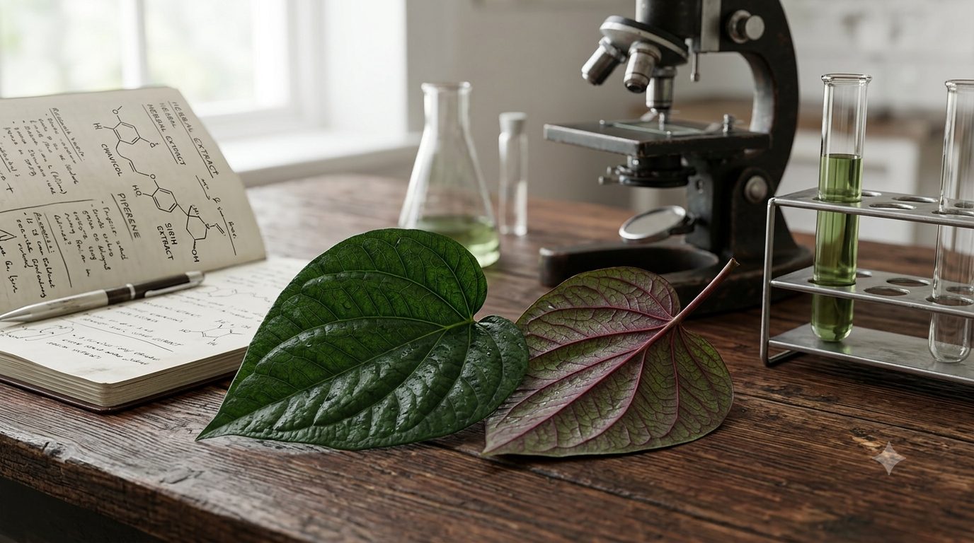 Kandungan flavonoid, fenol, dan minyak atsiri daun sirih terbukti ilmiah untuk antidiabetes, antikanker, kesehatan mulut, dan antiseptik/Ilustrasi: Indoragamnewscom/Gemini