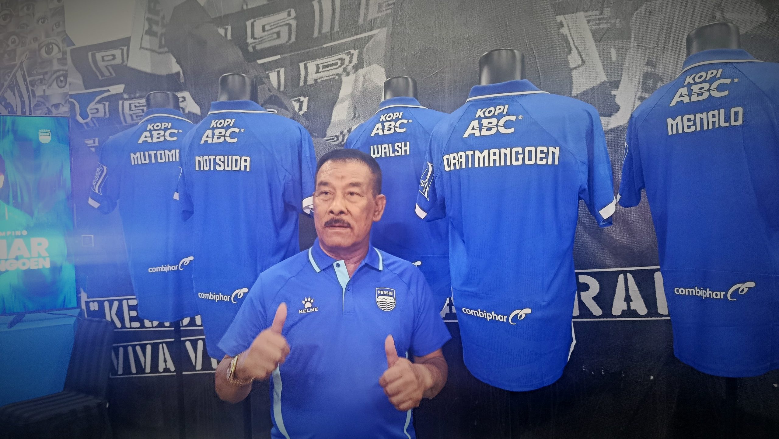 Komisaris PT PBB yang juga menjabat Manajer Tim Persib, Umuh Muchtar/Foto: Dede Idrus/Indoragamnewscom
