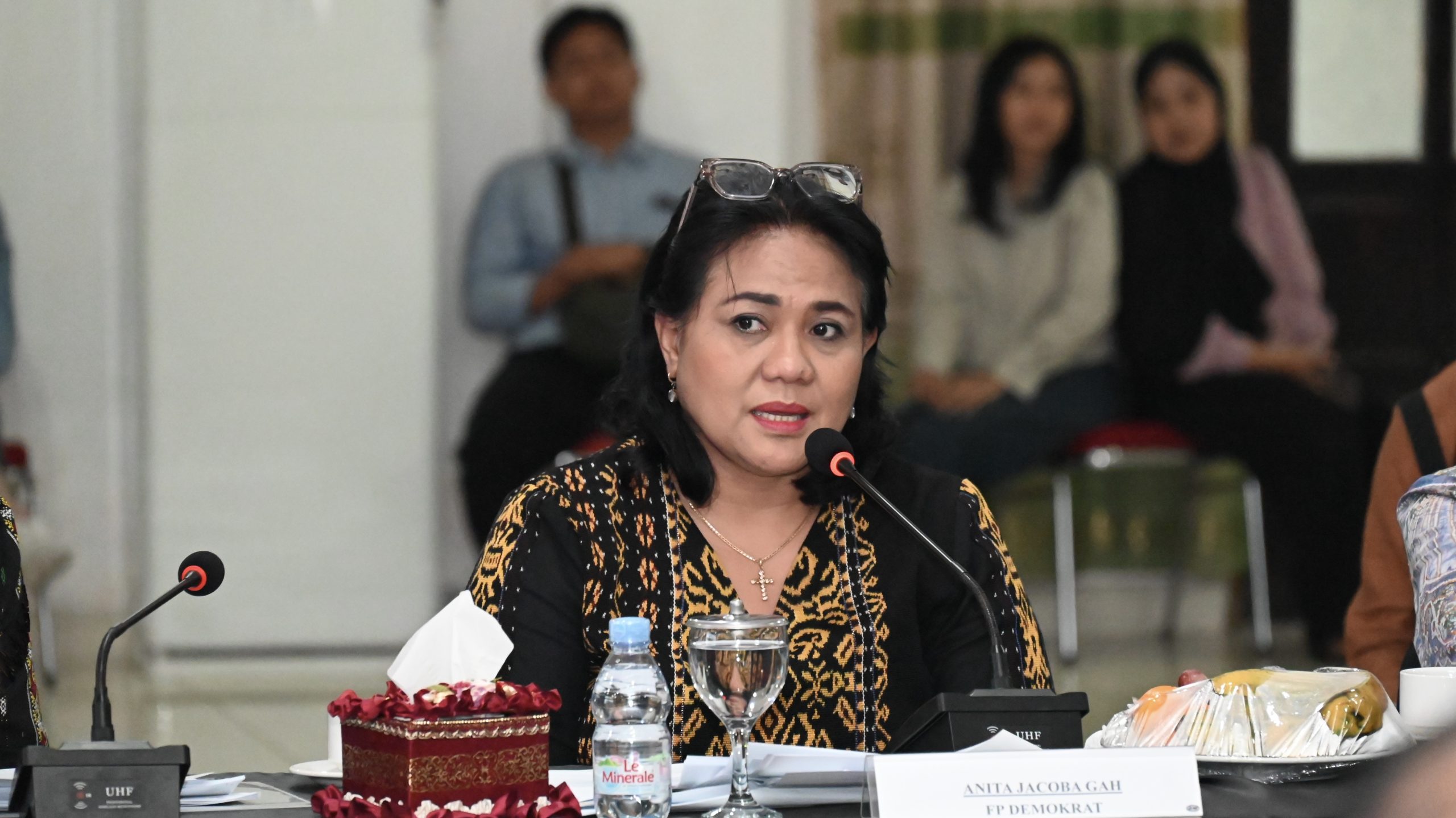 Anggota Banggar DPR Anita Jacoba Gah minta perlakuan khusus NTT dalam efisiensi anggaran. Provinsi kepulauan tak bisa disamakan dengan Pulau Jawa.