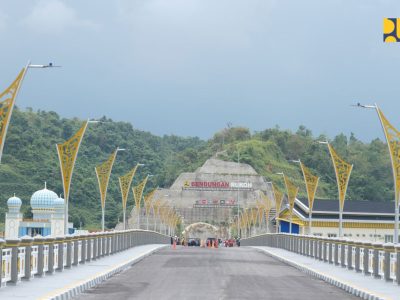 Bendungan Rukoh di Pidie dan Keureuto di Aceh Utara resmi beroperasi. Dukung irigasi 39.540 hektare lahan dan swasembada pangan Aceh/Foto: Humas Kemnterian PU