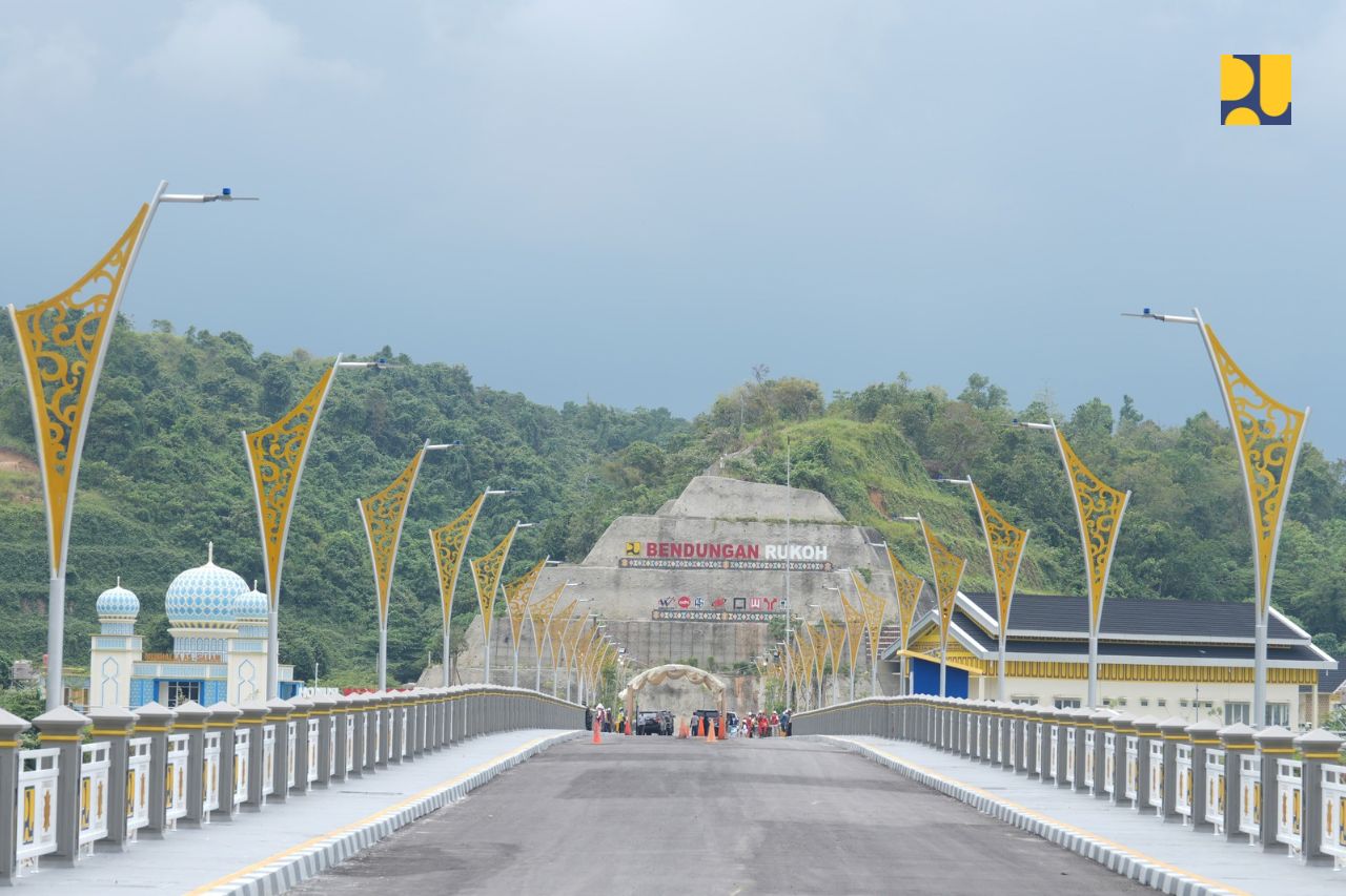 Bendungan Rukoh di Pidie dan Keureuto di Aceh Utara resmi beroperasi. Dukung irigasi 39.540 hektare lahan dan swasembada pangan Aceh/Foto: Humas Kemnterian PU