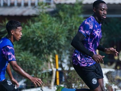 Matheus Blade kembali bergabung latihan Arema FC. Pemain Brasil ini optimis karena kerangka tim terjaga dan pemain lokal baru berkualitas/Foto: Media Arema FC
